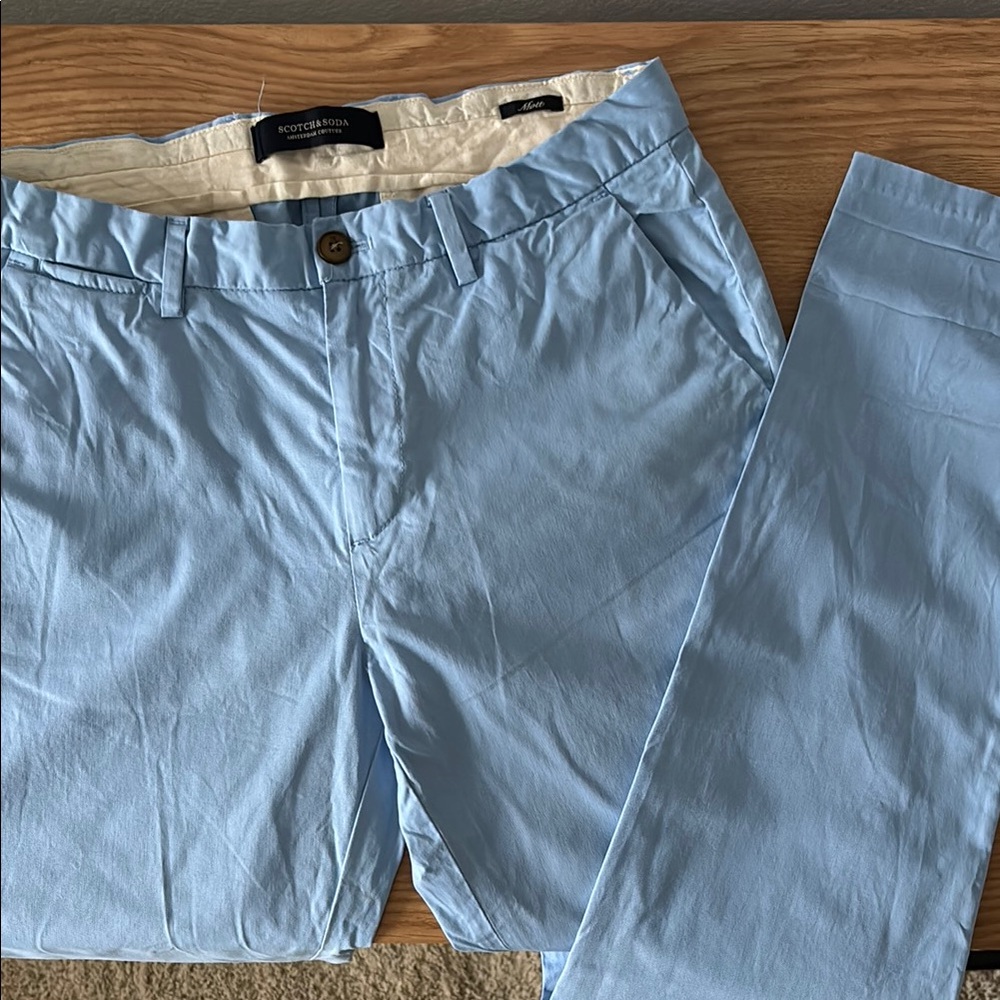 Scotch & Soda Light Blue Men's Pants